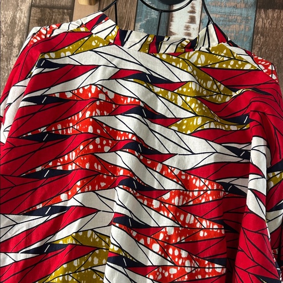 Grass-fields 2XL rayon Colorful Patterned Jacket - Picture 13 of 16